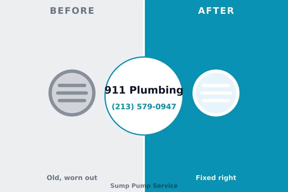 Before and after: plumbing repair Eden Roc, HI
